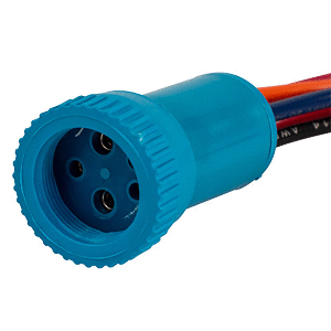 Bluewater 19mm Electronic Deutsch Connector w/5-Wire Pigtal - Nav/Anchor - 1' Lead