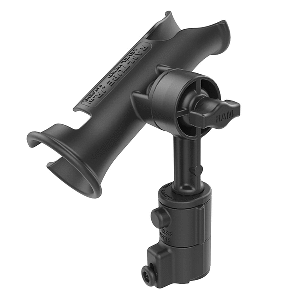 RAM Mount RAM&reg; Tube Jr.&trade; Holder w/Universal Adapt-A-Post&trade; Track Base - 4" Post