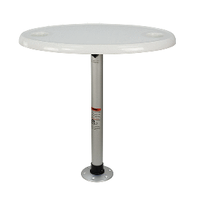 Springfield Thread-Lock&trade; Electrified Oval Table Package w/LED Lights & USB Ports