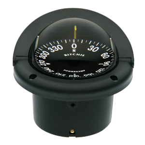 Ritchie HF-742 Helmsman Compass – Flush Mount – Black