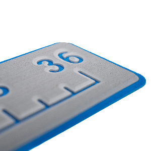 SeaDek-36-Routed-Ruler---6mm---Brushed-Texture---Storm-Grey-Bimini-Blue---53583-18363 53583-18363