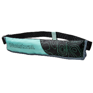 BS-USB6MM-23-TEL Bluestorm Cirro 16 Manual Inflatable Belt Pack - Teal