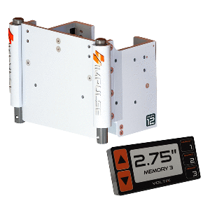 IMPULSE-12inch-Set-Back-Electric-Jack-Plate-w-Smart-Control---White-Cerakote---75080-W 75080-W