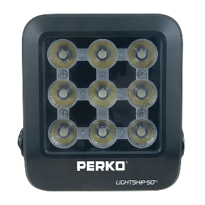 Perko-Lightship-50-LED-High-Performance-Spotlight---12-24V---Black---1643050S0B 1643050S0B