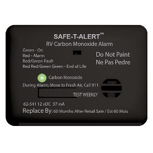 Safe-T-Alert-62-Series-Carbon-Monoxide-Alarm---12V---RV-Surface-Mount---Black---62-541-BL 62-541-BL