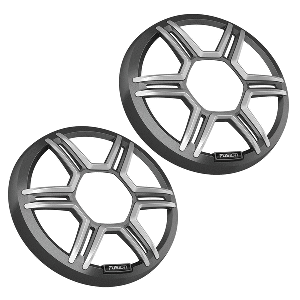 Fusion Apollo&trade; 6.5" Sports Grey Speaker Grilles (Pair) - 010-13290-00