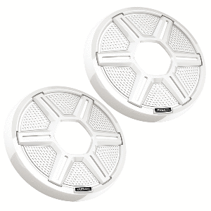 Fusion Apollo&trade; 7.7" Shielded White Speaker Grilles (Pair) - 010-13291-11
