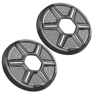 Fusion Apollo&trade; 7.7" Shielded Grey Speaker Grilles (Pair) - 010-13291-10