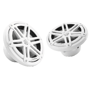 JL-Audio-M3-Series-7.7inch-Marine-Coaxial-Speakers-w-Gloss-White-Sport-Grilles---M3-770X-S-Gw---010-03068-00 010-03068-00