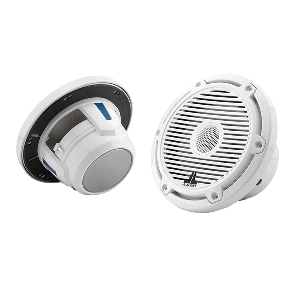 JL-Audio-M6-Series-6.5inch-Marine-Coaxial-Speakers-w-Gloss-White-Classic-Grille---M6-650X-C-3Gw---010-03497-00 010-03497-00