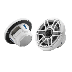 JL-Audio-M6-Series-6.5inch-Marine-Coaxial-Speakers-w-Gloss-White-Sport-Grille---M6-650X-S-GwGw---010-03090-00 010-03090-00