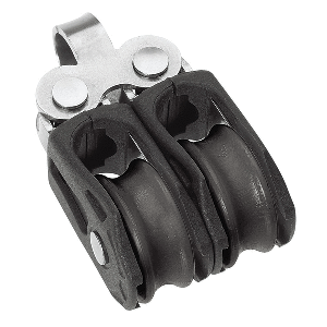 Barton-Marine-Size-0-20mm-Plain-Bearing-Pulley-Block-Double-Fixed-Eye---N00210 N00210