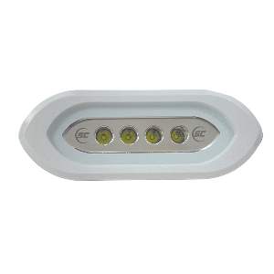 Shadow-Caster-LED-Lighting-Shadow-Caster-Flush-Mount-Spreader-Light---White-Housing---White---SCM-SLF4X-GW-WH SCM-SLF4X-GW-WH