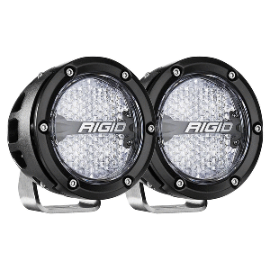 Rigid Industries RIGID Industries 360-Series RGBW 4" Offroad Lamp Diffused Beam w/RGBW Backlight Pods - Set of 2 - 36400