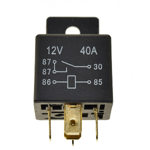 Regitar USA Relay w/Tab f/Most Engines: 30AMP, 5 Terminal, Single Pole/Double Throw