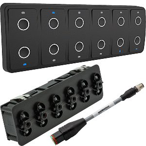 Maretron CKM12 Keypad w/CKM to NMEA 2000&reg; Adapter Cable - 0.2M