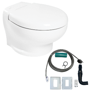 Thetford Marine Thetford Nano Eco Compact Toilet Raw Water Kit (No Inlet Pump) - 12V - T-NAN012PW/E/NA-RWKITNP