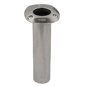 C.E.-Smith-Flush-Mount-Rod-Holder---0-Degree---Black-Liner-w-Drain---No-Logo---53670CNA 53670CNA
