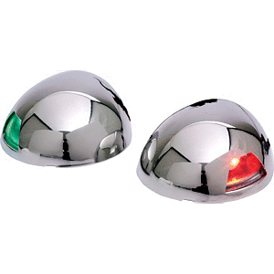 Sea-Dog LED Top Mount Side Lights - Stamped 304 Stainless Steel Housing/Investment Cast 316 Stainless Steel Base - 400069-1