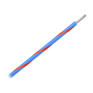 Pacer-Group-Pacer-14-AWG-Gauge-Striped-Marine-Wire-500ft-Spool---Blue-w-Red-Stripe---WUL14BL-2-500 WUL14BL-2-500