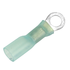 Pacer 16-14 AWG Heat Shrink Ring Terminal - #10 Stud Size - 500 Pack - TE14-10R-500