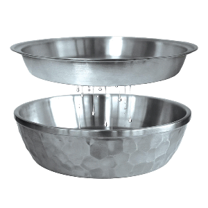 Toadfish-Seafood-Bowl---12inch---Stainless-Steel---2-Layer-Serving-Bowl---8073 8073