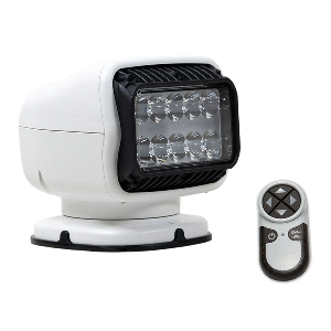 Golight GT Series LED Hybrid Light Permanent Mount w/Handheld Wireless Remote - 12V - White - 20008GT