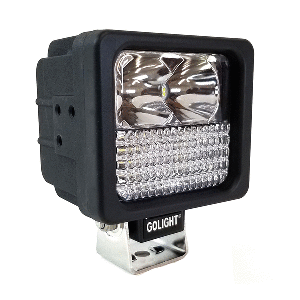 Golight GXL LED Hybrid Work Series Light Fixed Mount w/No Remote - 12V - Black - 4023