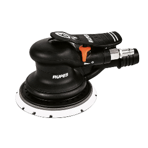 RUPES Random Orbital Palm Pneumatic Sander w/125mm Pad &amp; 6mm Orbit-Skorpio III (Central Vac)