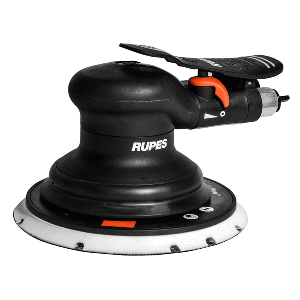 RUPES Random Orbital Palm Pneumatic Sander w/150mm Pad &amp; 9mm Orbit-Skorpio III (Non-Vac)