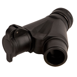 RUPES 2-Way Union Vacuum Connector w/Clampet Valve
