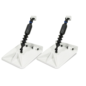 Smart Tabs SX Trim Tabs by Lectrotab 9.5&rdquo; x 10&rdquo; f/18'-20&rsquo; Boat w/150 - 240HP - White