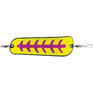 Luhr-Jensen Money Roll Flasher - 8-1/4" - Nuclear Carbon Glow