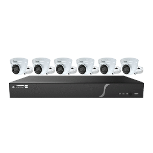 Speco Tech Speco 8 Channel, 2TB Recorder w/6 4MP Turret Cameras - ZIP86T2