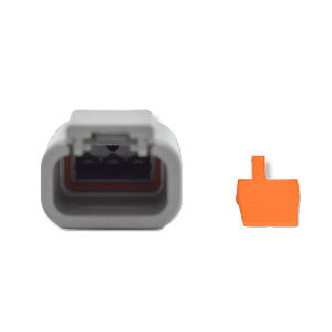 Bluewater 3 Position DTM Male Connector w/Wedge Lock