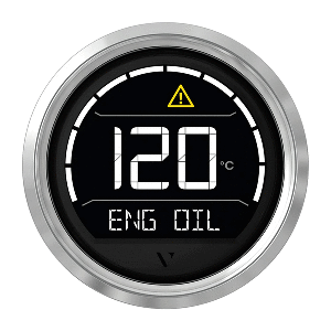 Veratron VL Digital 52 w/Triangular Chrome Bezel