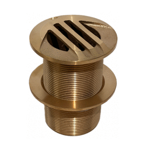 GROCO 2-1/2" Slotted Hi Speed Thru-Hull w/Nut - HSSLTH-2000-W