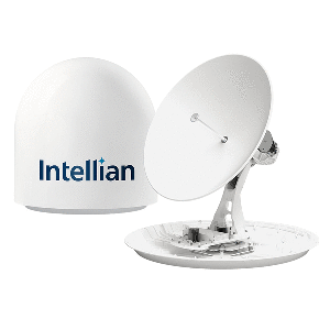 INTELLIAN Intellian t100N 1M Maritime Global Satellite TV Antenna System In v100NX Matching Radome - T4-101BW3
