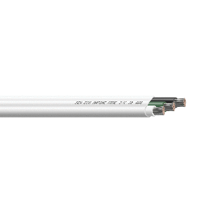 Sea-Dog 10/3 AWG Flat Triplex Wire - White/Green/Black - 100'