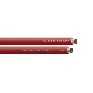 Sea-Dog 1/0 AWG Red Battery Cable - 50'