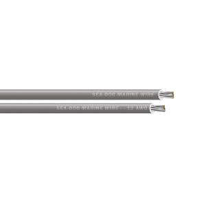Sea-Dog 12 AWG Grey Primary Wire - 100'