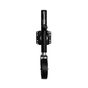Powerwinch Select Series Jack - 1500lb, Weld-On, Single Wheel, Carbon Black