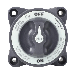 Egis Battery Switch - Heavy Duty-Series 600A - Off/On