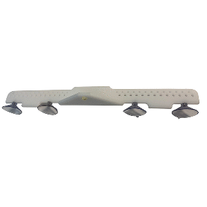 Deep Blue Marine 18" Acrylic Lure Rack - Suction Cup Mount - White