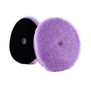 Lake Country Purple Foamed Wool Buffing/Polishing Pad 6.5" x .75"
