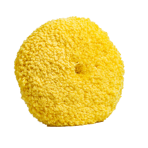 Lake Country Yellow Twisted Acrylic & Wool Pad 8" x 1.5" Quick Disconnect