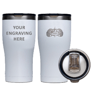 Toadfish Custom Engraved Non-Tipping 20oz Tumbler - White *Minimum Order Quantity of 25
