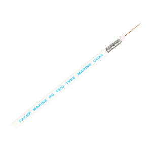 Pacer RG59UW Coax Cable - White - 200'