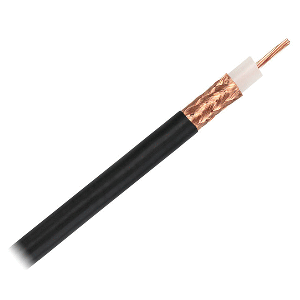 Pacer RG213U Coax Cable - Black - 150'
