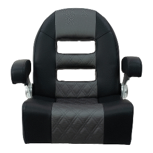 Springfield Console Helm Flip-Up - Black-Grey